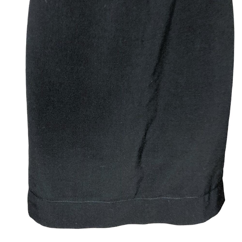 Max Studio Front Tie Drawstring Black Skirt With Big Pockets Lined Size 8 NWT - Picture 9 of 16